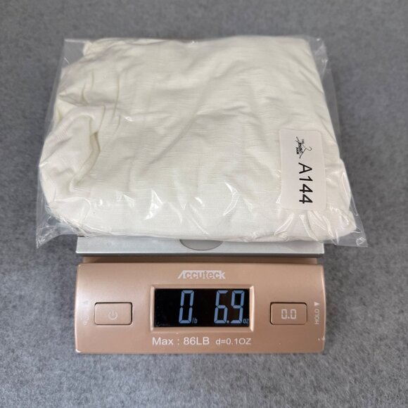 Plume & Thread Womens Size 3  / Large White Sleeveless Tunic Tank Top Asymmetric - Picture 12 of 13